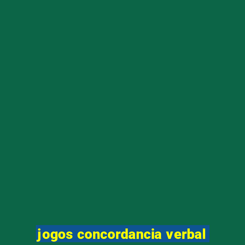 jogos concordancia verbal